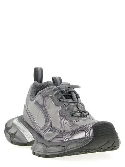 Balenciaga Men Grey Mesh And Polyurethane 3xl Sneakers In Gray