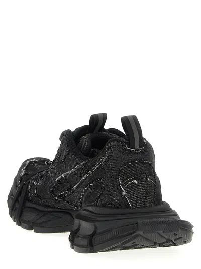 Balenciaga Embossed 3xl Sneakers In Black