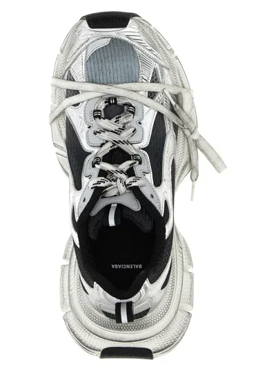 Balenciaga Multicolor Mesh And Rubber 3 Xl Gradient Sneakers In Gray