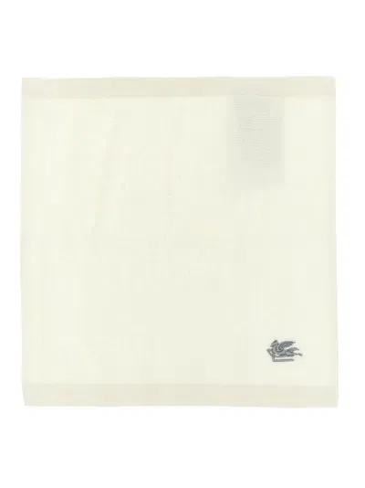 Etro Home 7plies Towels Beige In White