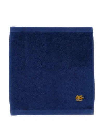 Etro Home 7plies Towels Blue In Blue