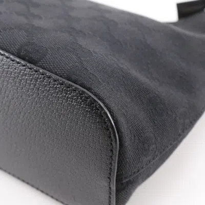 Pre-owned Gucci Gg Canvas Black Gg Canvas Shoulder Bag ()