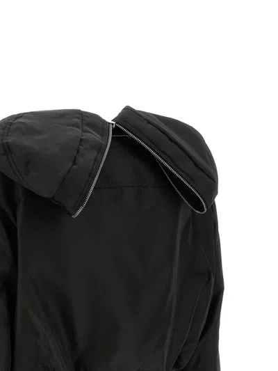 Rick Owens Drkshdw Alice Cropped Down Parka In Black