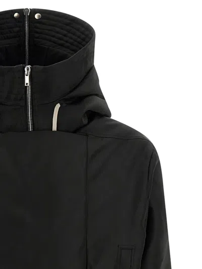 Rick Owens Drkshdw Alice Cropped Down Parka In Black