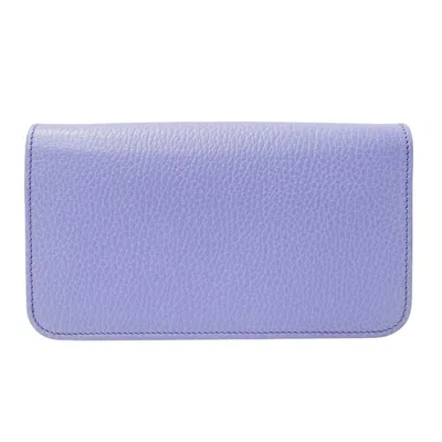 Pre-owned Gucci Purple Leather Shoulder Bag ()