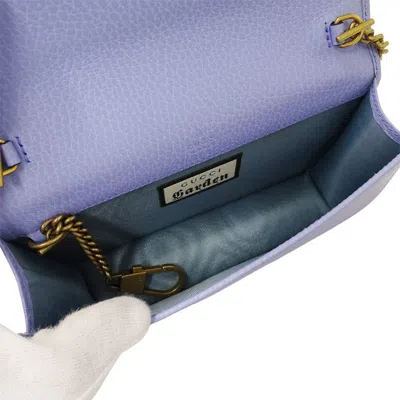 Pre-owned Gucci Purple Leather Shoulder Bag ()
