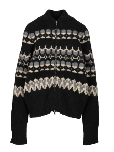 Barena Venezia Anders Caleo 51 Alpaca 22 Lana 25 Poliamid 2 Altre Fibre Knitwear Black In Black