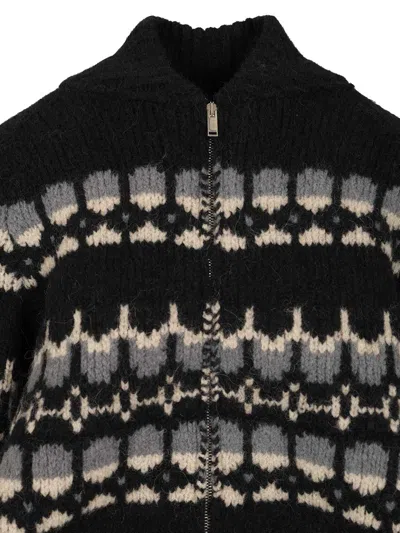 Barena Venezia Anders Caleo 51 Alpaca 22 Lana 25 Poliamid 2 Altre Fibre Knitwear Black In Black