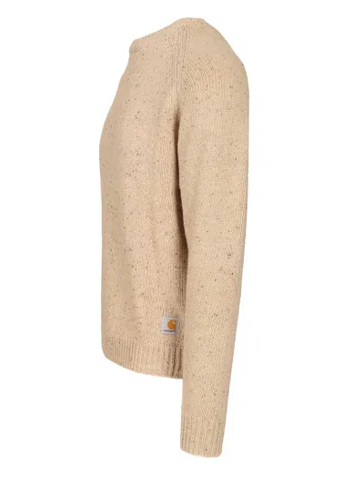 Carhartt Work In Progress Anglistic Sweater In Neutral