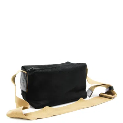 Uma Wang Textured Leather Shoulder Bag With Adjustable Strap