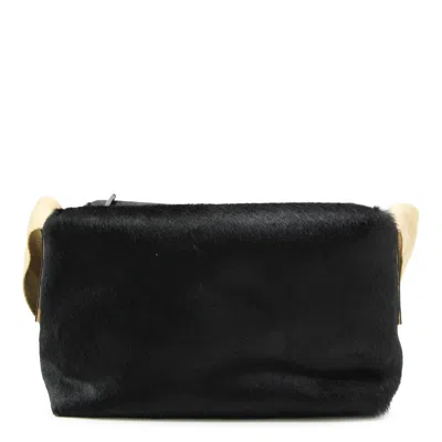 Uma Wang Textured Leather Shoulder Bag With Adjustable Strap