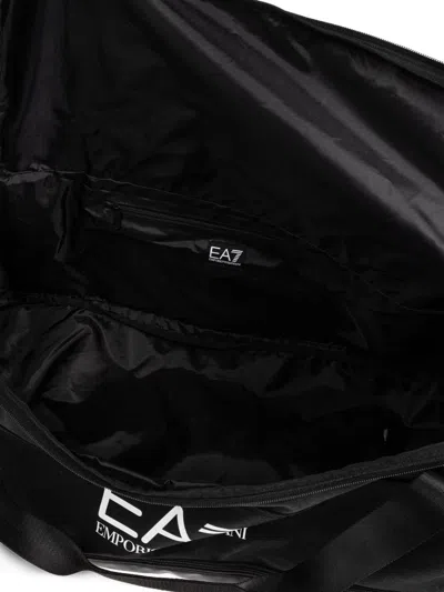 Ea7 Emporio Armani Sports Bag With Logo In Black