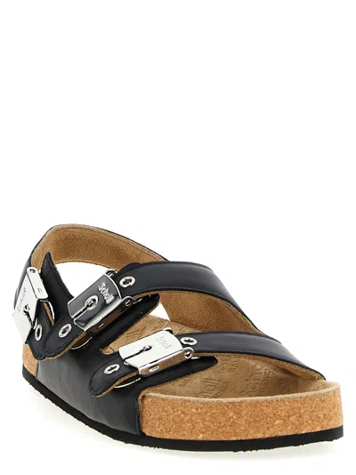 Balenciaga X Scholl Sandal Sandals Black In Multi