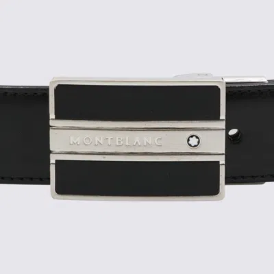 Montblanc Rectangular-buckle Belt In Black