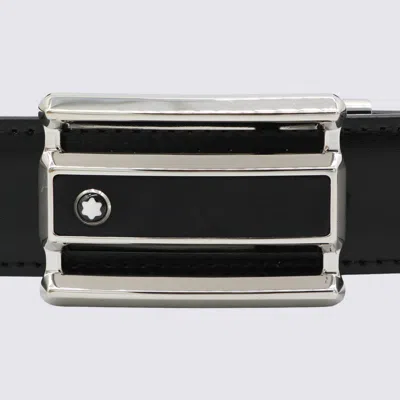 Montblanc Adjustable Belts Metal Buckle In Black