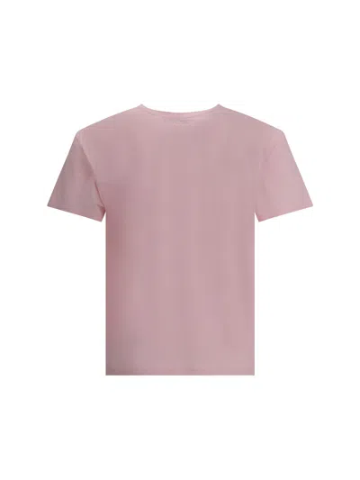 Acne Studios Men Logoed T-shirt In Pink