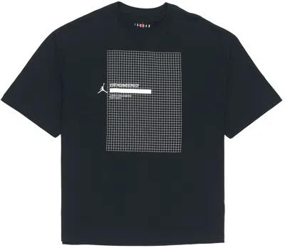 Air Jordan 23 Engineered Mesh Sports Round Neck Short Sleeve Black