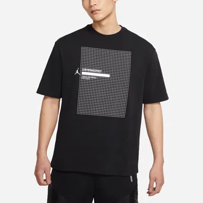 Air Jordan 23 Engineered Mesh Sports Round Neck Short Sleeve Black