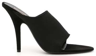 Pre-owned Yeezy Women's  Mule Sandal Knit 110mm Season 6 Sneakers In Black