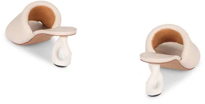 Jw Anderson Open-toe High-heeled Sandals In White