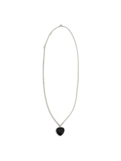 Valentino Coeur Royal Necklace In Metallic