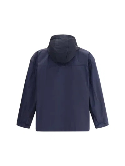 Thom Browne Memory Tech Waterproof Jacket In Blue