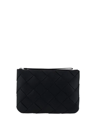 Bottega Veneta Men Clutch Bag In Black