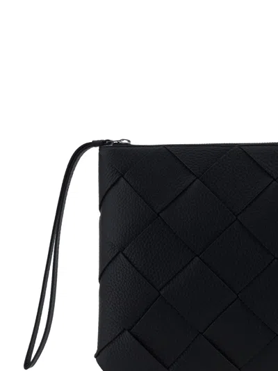 Bottega Veneta Men Clutch Bag In Black