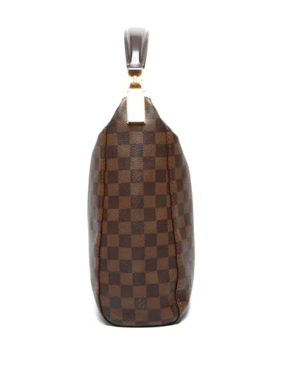 Pre-owned Louis Vuitton 2012 Damier Portobello Pm Tote Bag In Brown