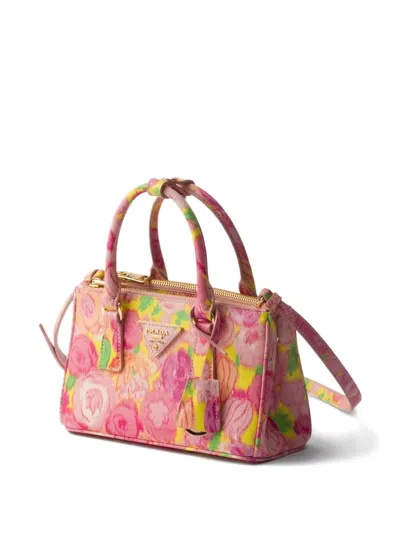 Prada Galleria Mini Bag In Multi