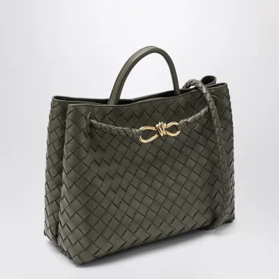 Bottega Veneta Women Andiamo Cypress Medium Bag In Gray
