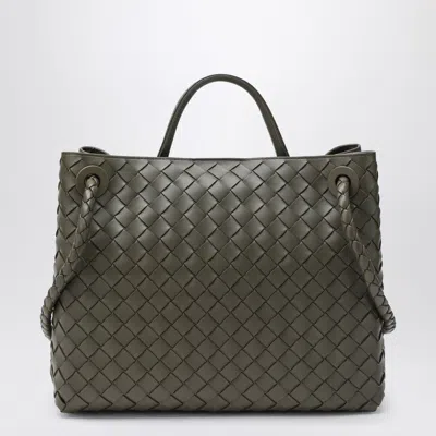 Bottega Veneta Women Andiamo Cypress Medium Bag In Gray
