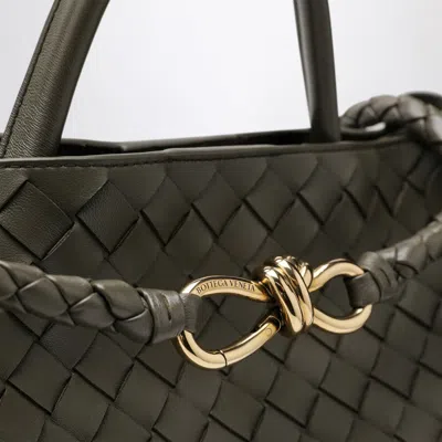 Bottega Veneta Women Andiamo Cypress Medium Bag In Gray