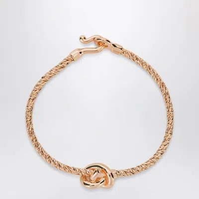 Bottega Veneta Women Gold Knot Bracelet In Gold