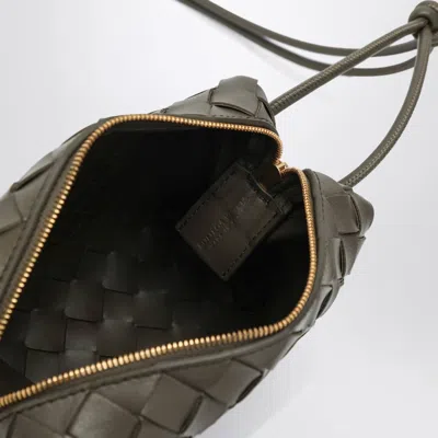Bottega Veneta Women Mini Loop Camera Cypress Colour In Brown