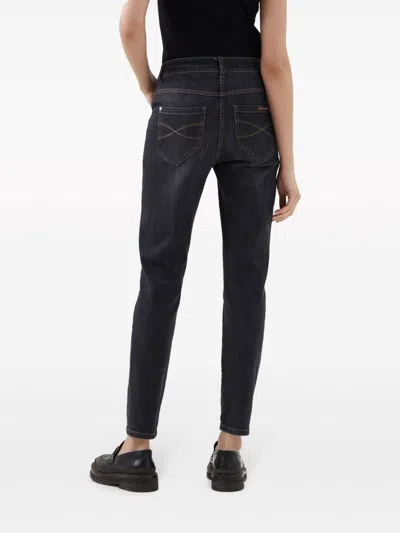 Brunello Cucinelli Women Jeans Denim In Animal Print