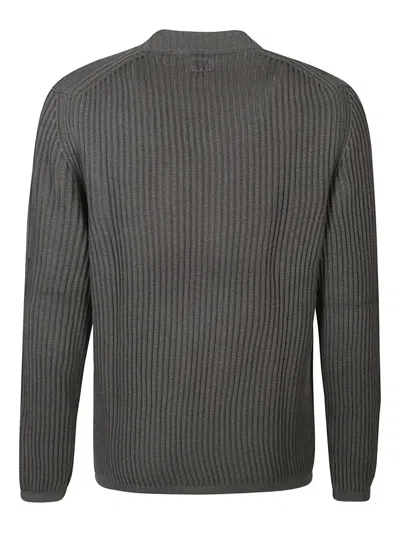 C.p. Company Knitwear Crew Neck In Re-wool Clothing In Gray