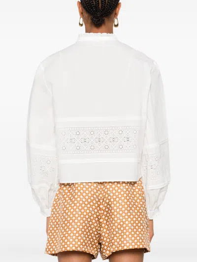 Celine Women Cotton And Linen Shirt In Multi