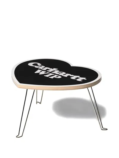 Carhartt Heart-shape Logo-detail Table In Black