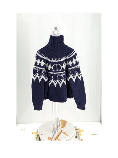 Dior Women Fi-fair Isle In Blue