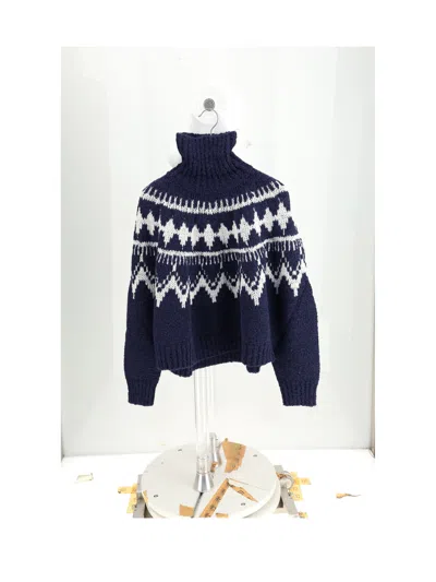 Dior Women Fi-fair Isle In Blue