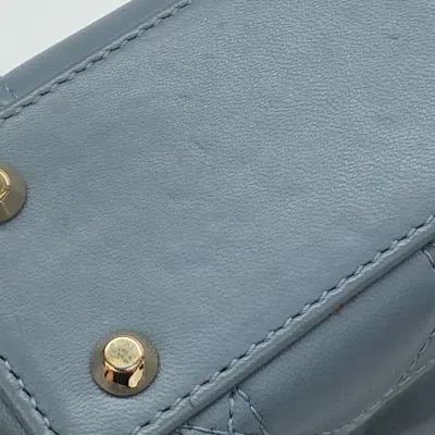 Dior Women Pre-loved Bag Very Good Condition In Blue