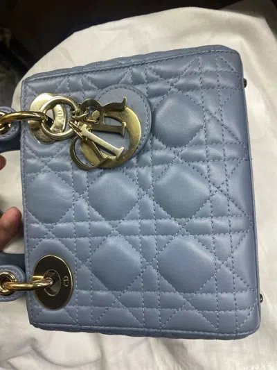 Dior Women Pre-loved Bag Very Good Condition In Blue