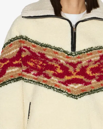 Isabel Marant Étoile Marner Oversize Half Zip Jumper In Neutral