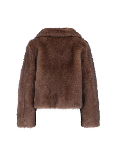 Dunst Classic Structured Brown Jacket With Timeless Appeal In Brown