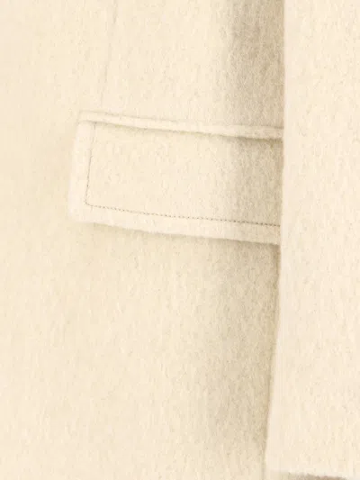 Dunst Single-breasted Wool Blend Blazer In Neutral