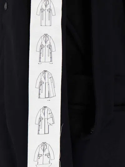 Setchu Single-breasted Cashmere Blazer In Black