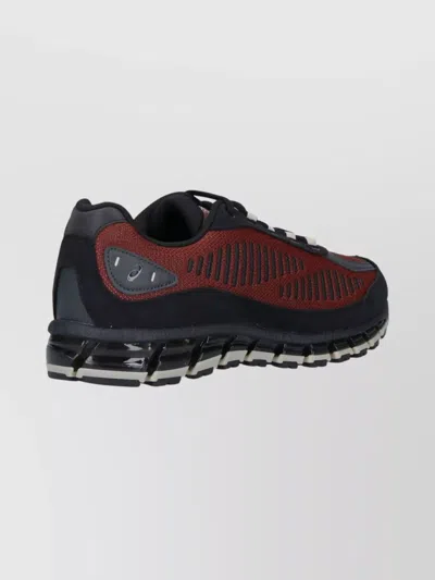 Asics Low Profile Sneakers Featuring Breathable Design In Black