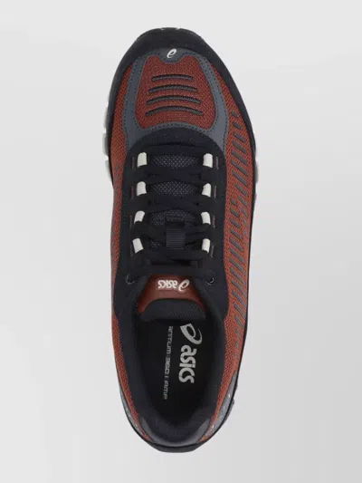 Asics Low Profile Sneakers Featuring Breathable Design In Black
