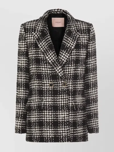 Twinset Black Blazer In Black
